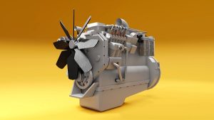 Оригинальный двигатель Cummins 6LTAA8.9 (241kW/328hp)